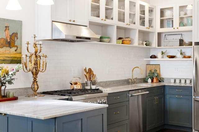 Although white will always be a classic colour for kitchen design, homeowners are shying away from bland hues and injecting rich colours such as warm wood tones and neutrals