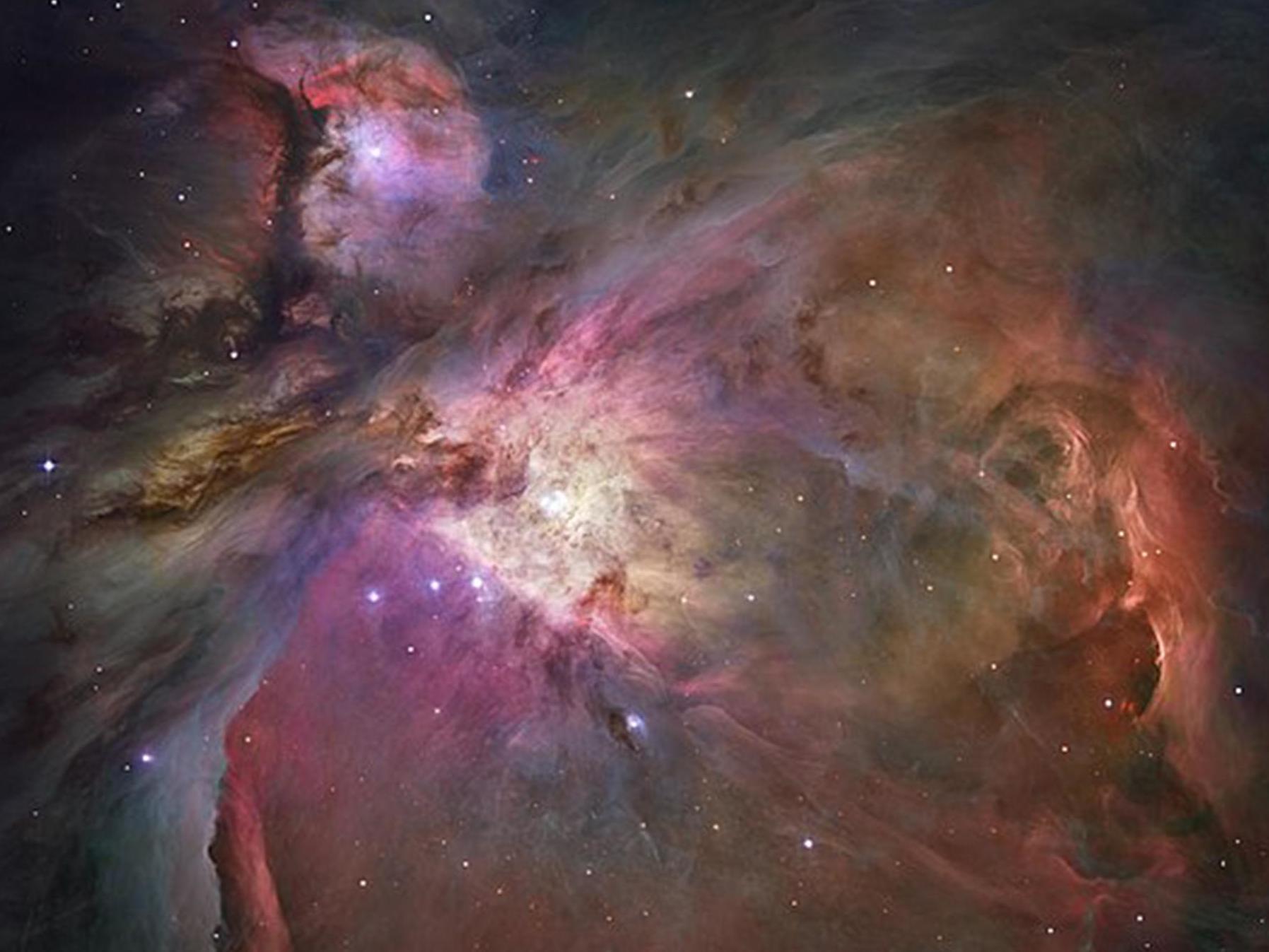 The Orion Nebula will be gloriously visible in the south of the night sky this month