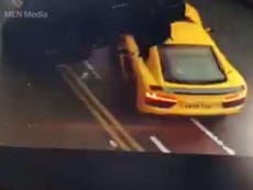 Audi R8 caught on video smashing into car with three children inside