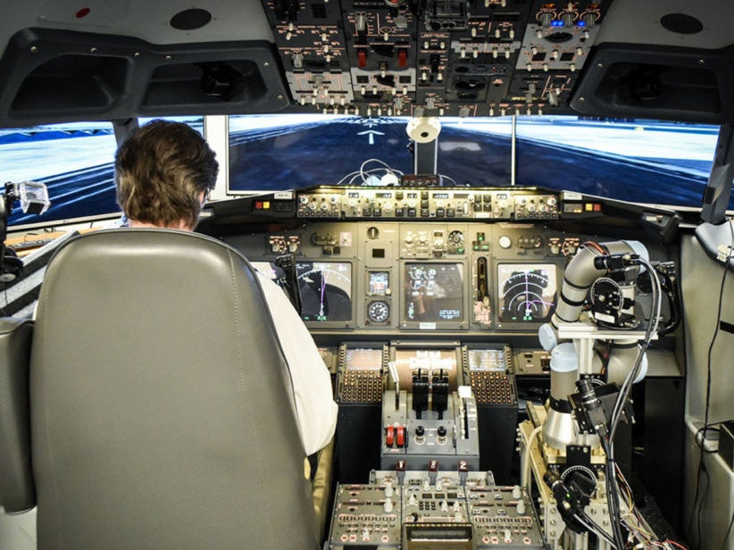 Last spring, a robotic co-pilot developed by Darpa flew and landed a simulated Boeing 737