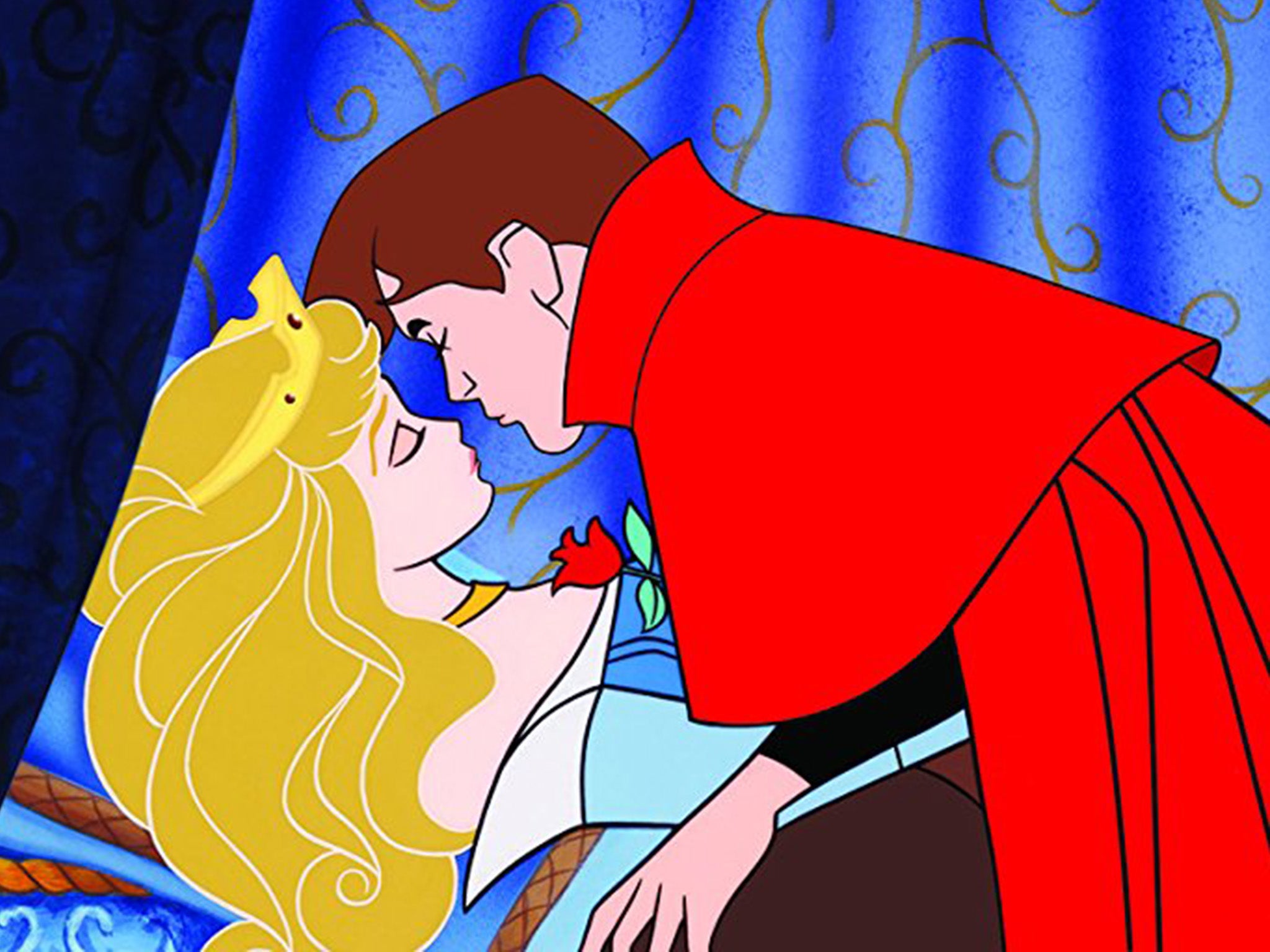 snow white and prince kiss