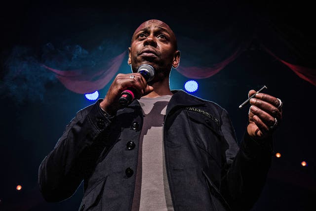 The US comedian Dave Chappelle is concentrating on the sex lives of famous men in his new Netflix comedy specials 