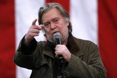 Bannon says Donald Trump Jr’s Russian lawyer meeting was ‘treasonous’