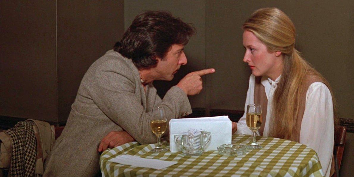 Meryl Streep and Dustin Hoffman in 'Kramer vs. Kramer'. Credit: Columbia Pictures.