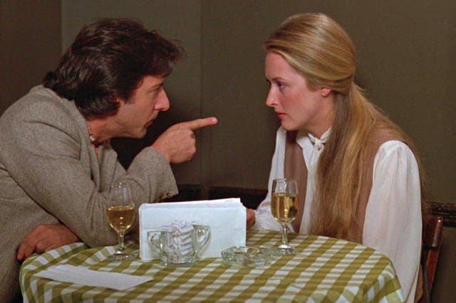 Meryl Streep and Dustin Hoffman in 'Kramer vs. Kramer'. Credit: Columbia Pictures.