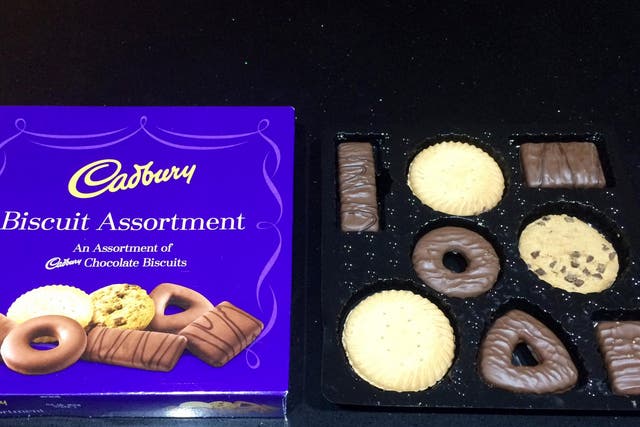 The offending Cadbury Biscuit Assortment box