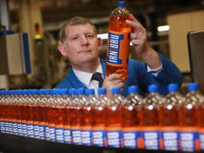 Fans of Irn Bru are stockpiling ahead of recipe change
