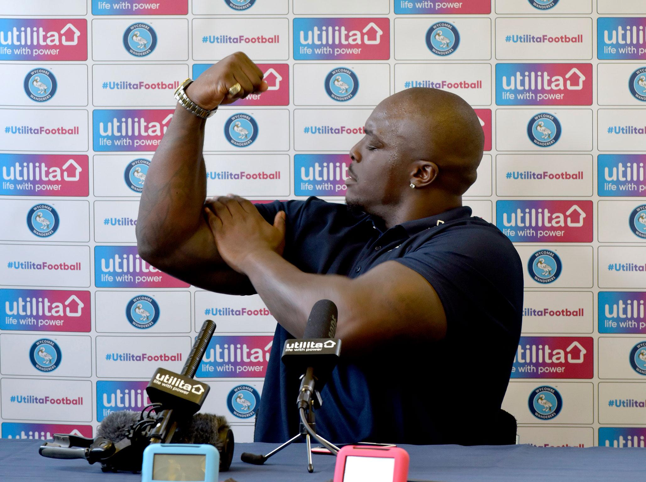 &#13;
Akinfenwa returned prepared for anything the world could throw at him &#13;