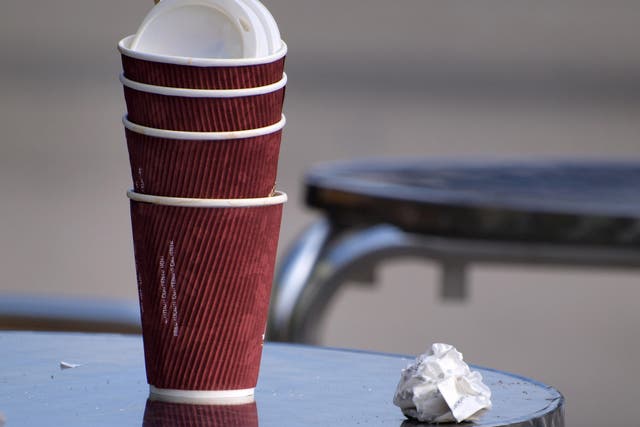 A 25p “latte levy”  is being considered by MPs on paper coffee cups to tackle waste