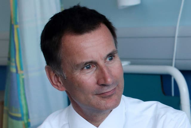 Jeremy Hunt has apologised for the cancellation of operations