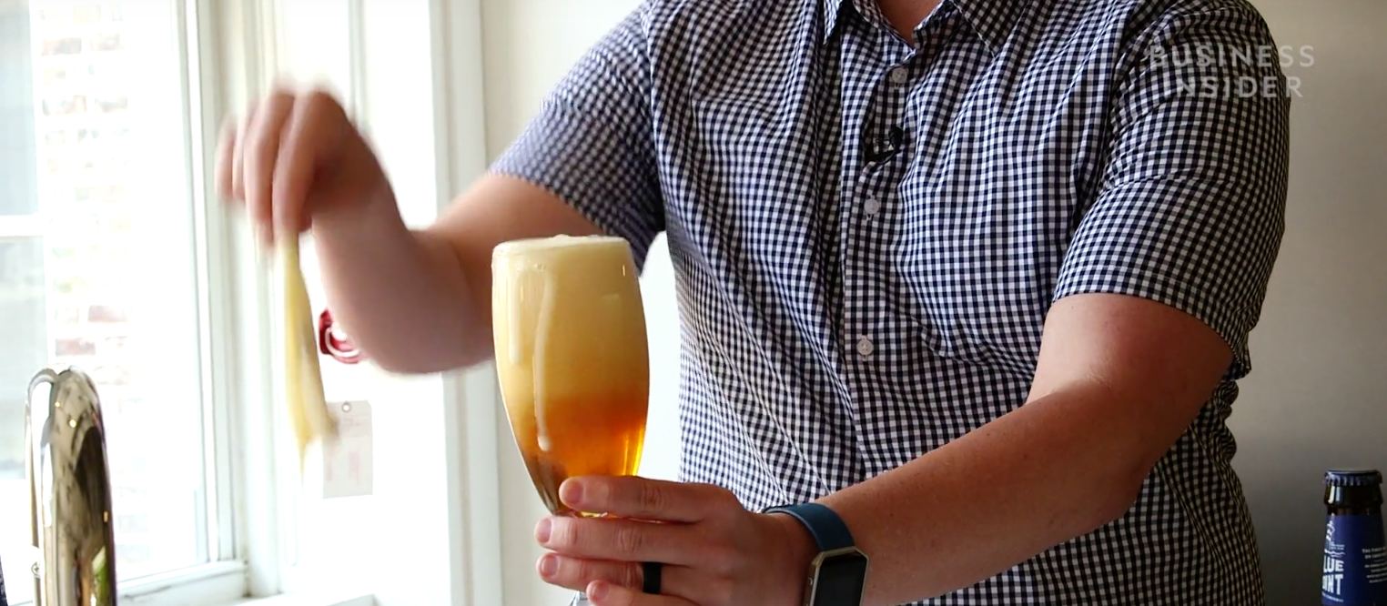 (Business Insider) Pouring a glass of beer incorrectly leads to bloating