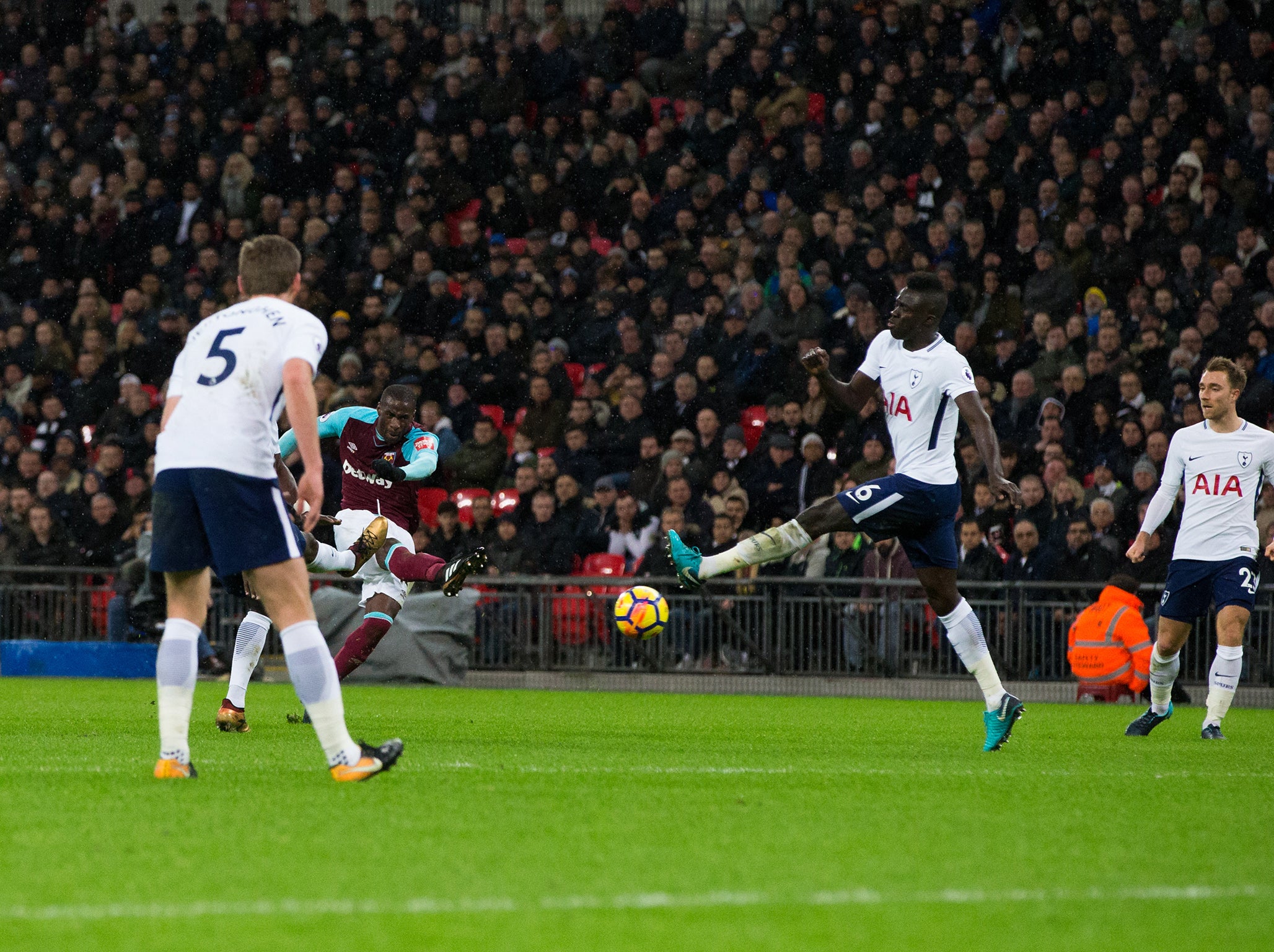 Pedro Obiang opened the scoring with a stunning long-range strike