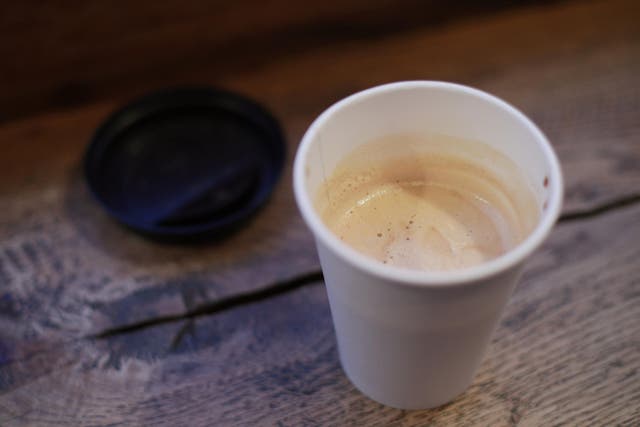 Latte Levy on disposable plastic lined coffee cups looks doomed for now