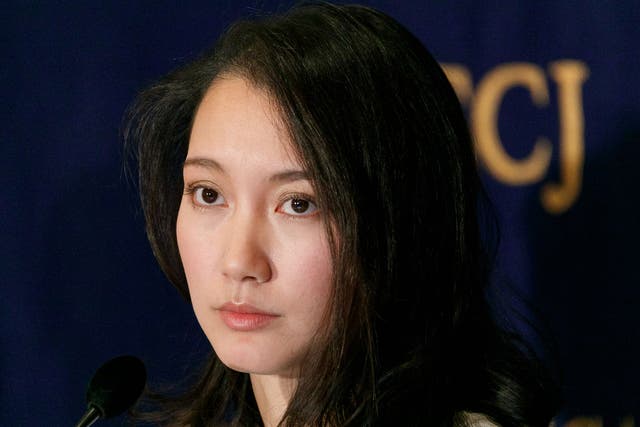 Freelance Japanese journalist Shiori Ito
