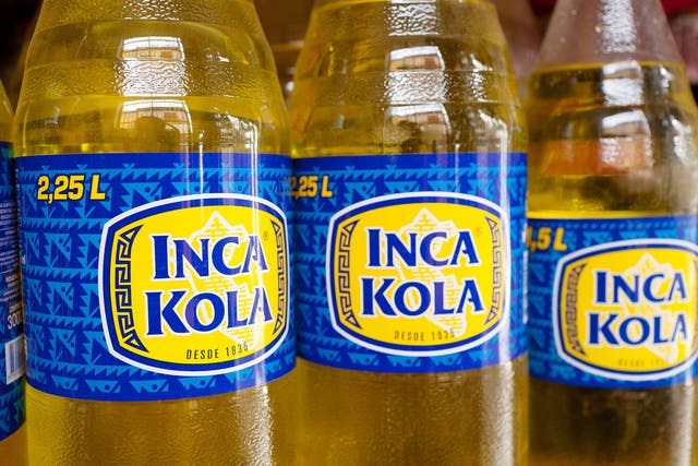 Inca Kola: invented by an Englishman, drunk by Peruvians to make them feel more Peruvian