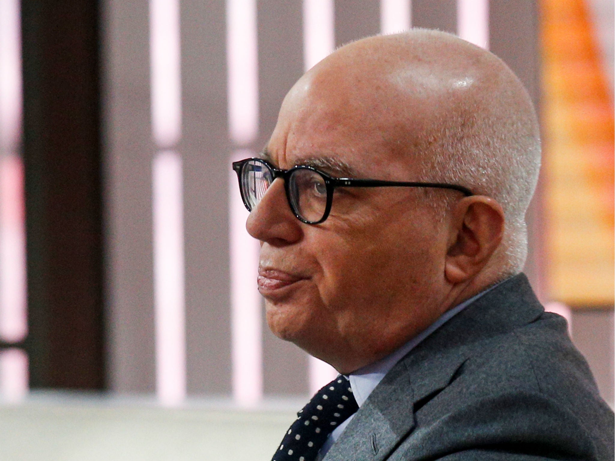 Michael Wolff is seen on the set of NBC's 'Today' show prior to an interview about his book