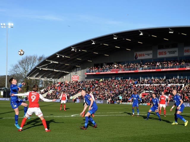 More than 5,000 supporters filled Highbury Stadium
