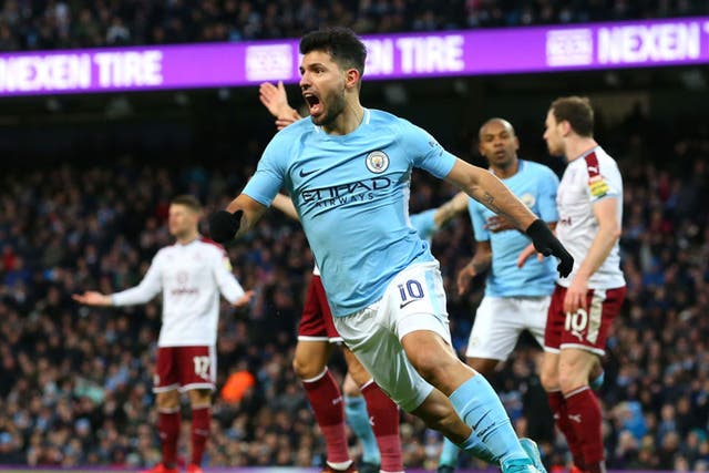 There were just 93 seconds between Aguero's goals