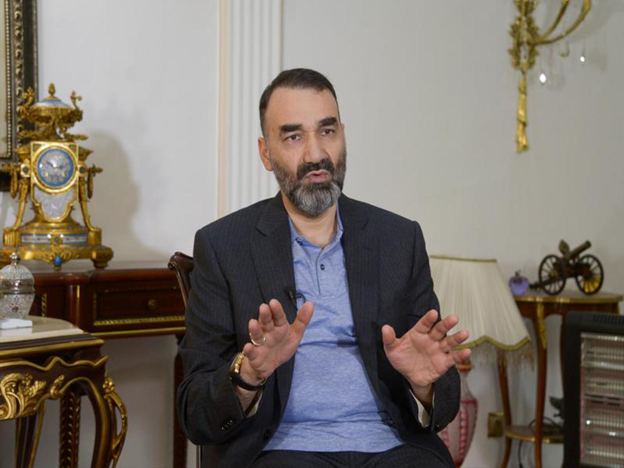 Atta Mohammad Noor accuses the president of trying to oust a potential rival Reuters/Anil Usyan