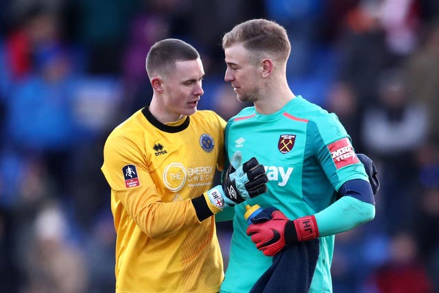 West Ham were grateful to Shrewsbury-born Hart for getting them out of jail
