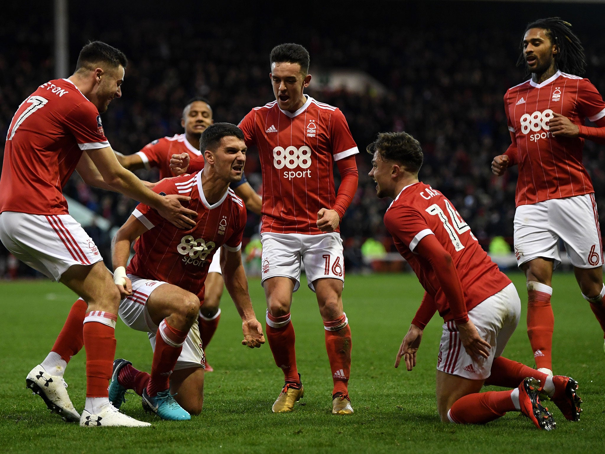 Eric Lichaj celebrates scoring his side's first goal