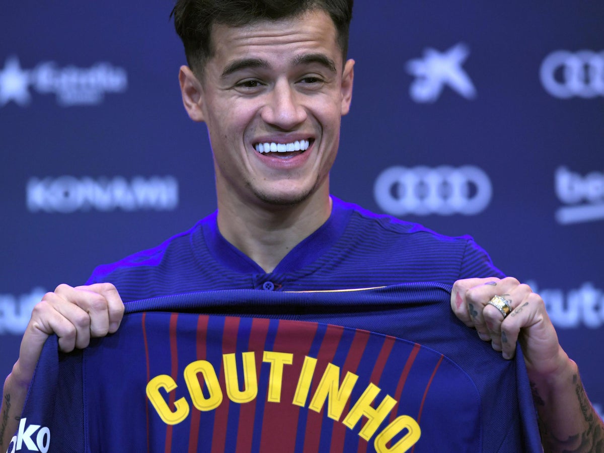 verkorten Daar Moeras Philippe Coutinho to wear number 14 shirt at Barcelona - previously worn by  Johan Cruyff | The Independent | The Independent