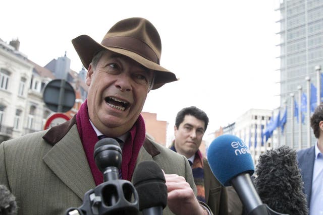 Former Ukip leader Nigel Farage says he is close to backing a second EU referendum