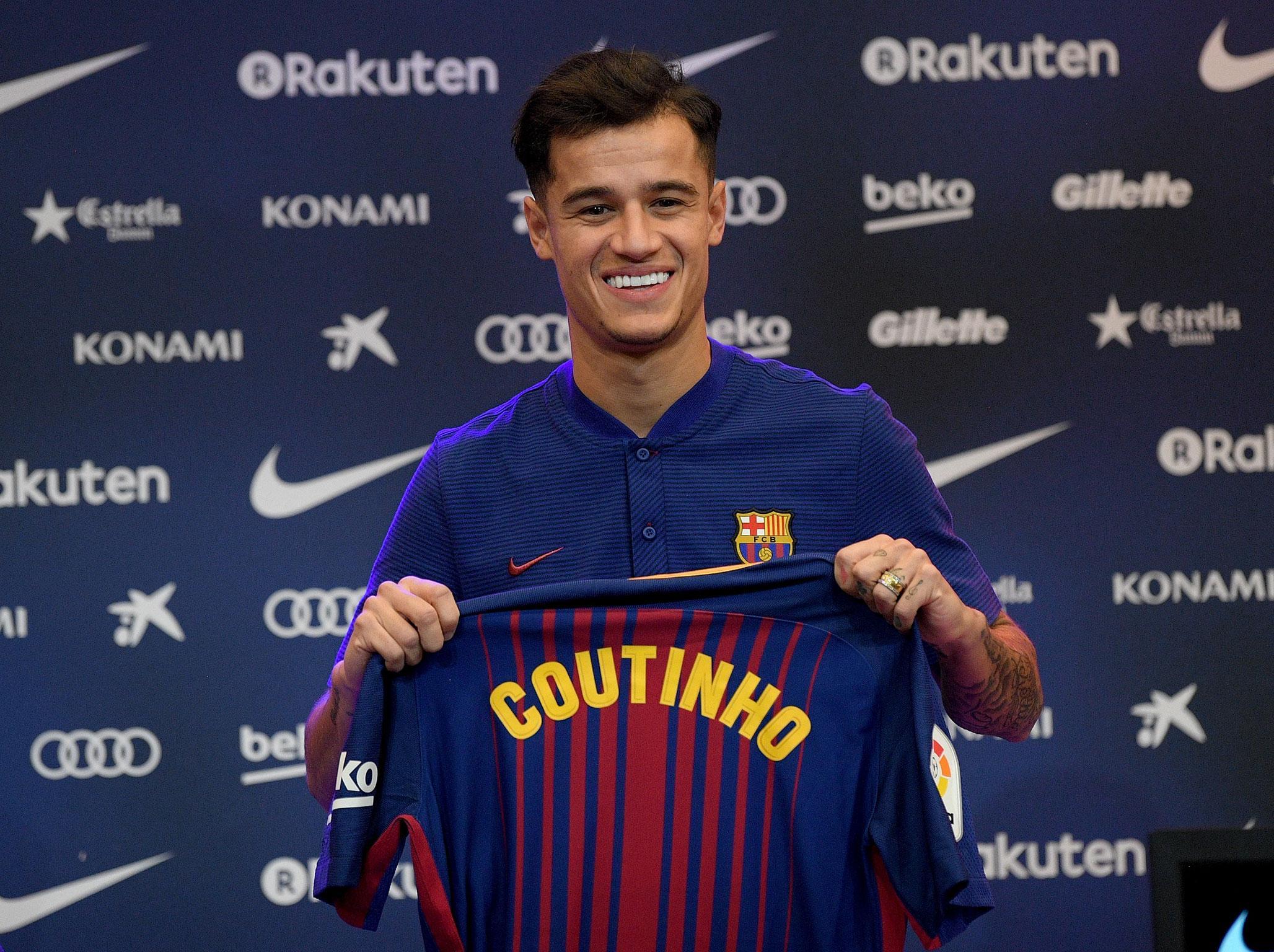 Philippe Coutinho joined Barcelona last weekend