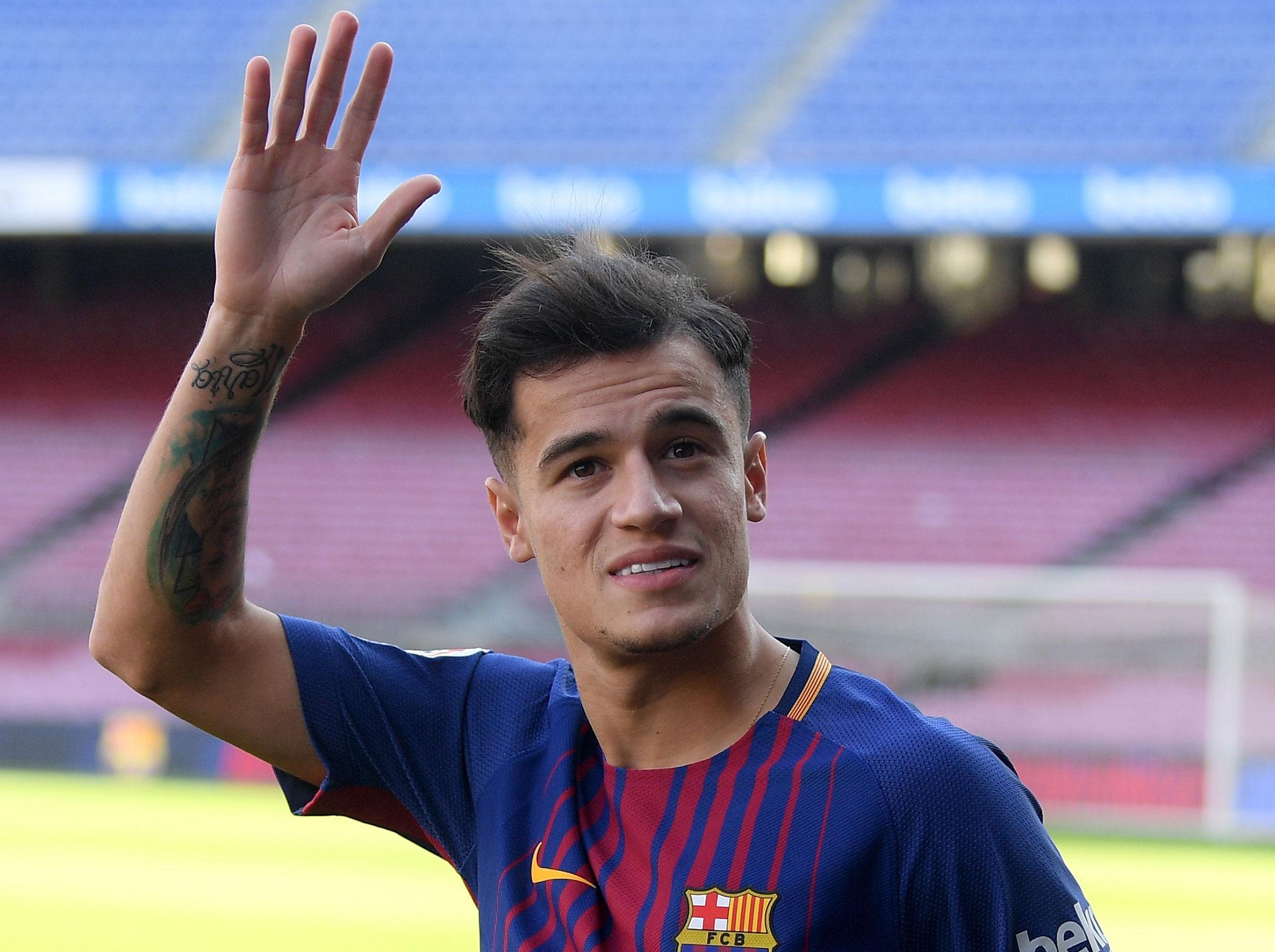 Coutinho made his long-awaited move to Barca this winter