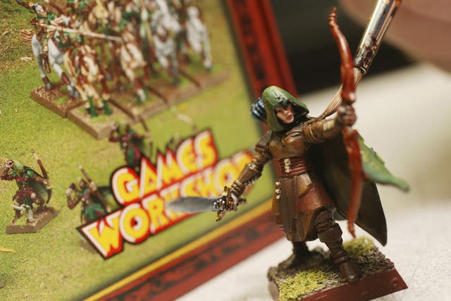 Tabletop games such as Warhammer are among the most popular buys 