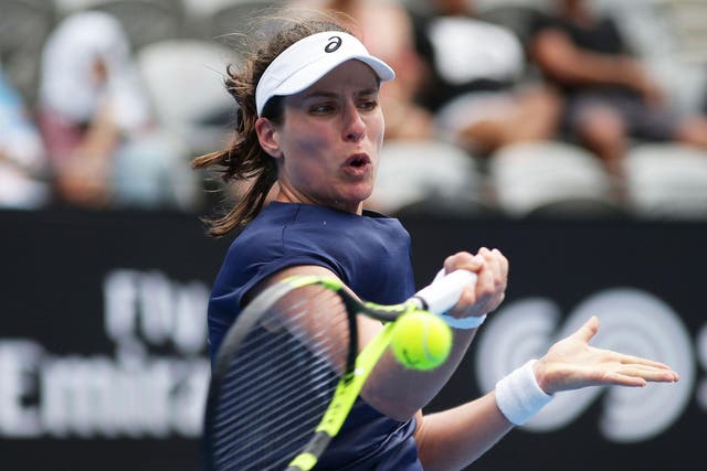 Johanna Konta's title defence ended in the first round in Sydney