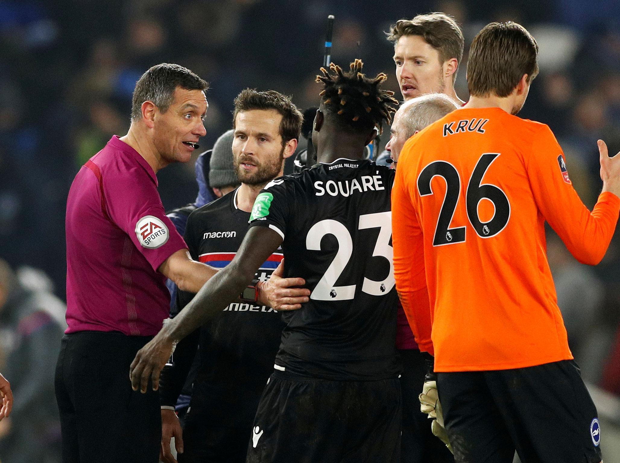 VAR got its first outing in the FA Cup game between Brighton and Crystal Palace