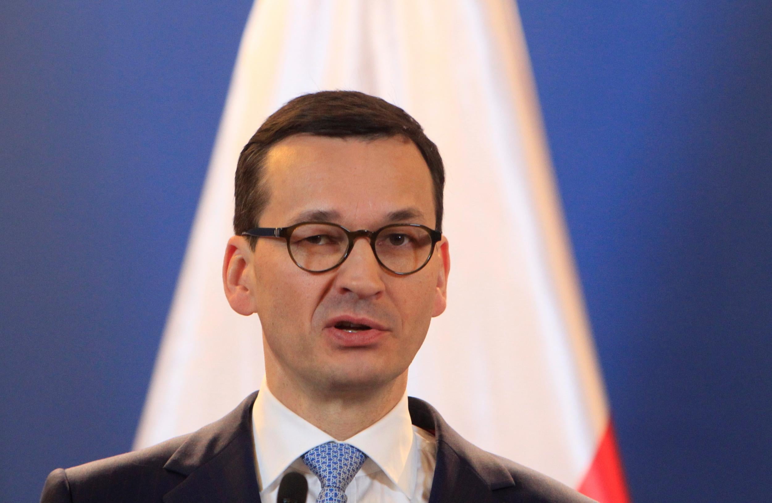 Mateusz Morawiecki, Polish Prime Minister, will arrive in Brussels on Tuesday night following a Cabinet reshuffle