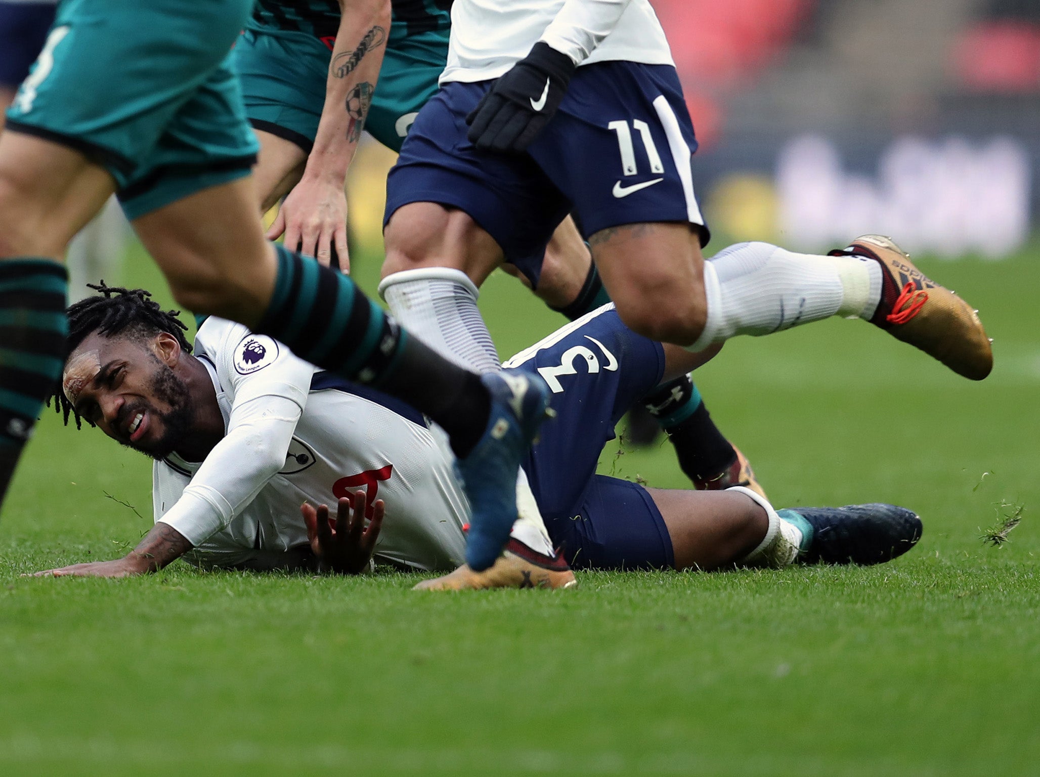 Danny Rose was unable to train following the win over Southampton on Boxing Day
