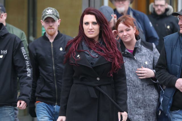 Jayda Fransen's Twitter account was recently blocked by the tech company