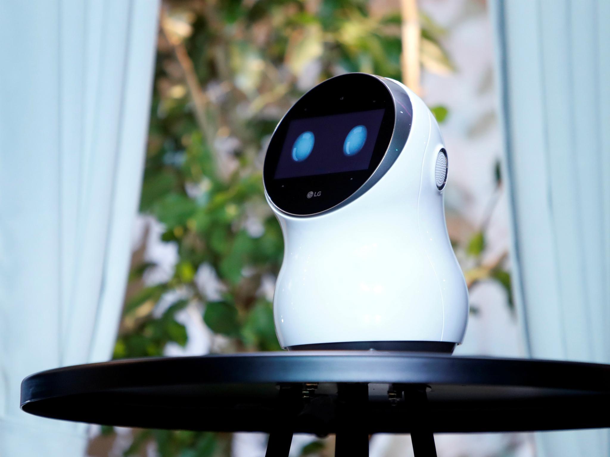 LG's Cloi home robot is displayed during an LG news conference at the 2018 CES in Las Vegas, Nevada, U.S. January 8, 2018
