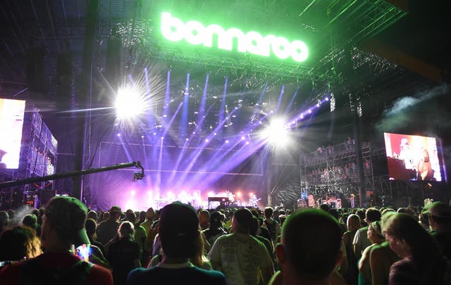 A general view of atmosphere during the 2015 Bonnaroo Music & Arts Festival - Day 4 on June 14, 2015 in Manchester, Tennessee. Credit: Jason Merritt/Getty Images.