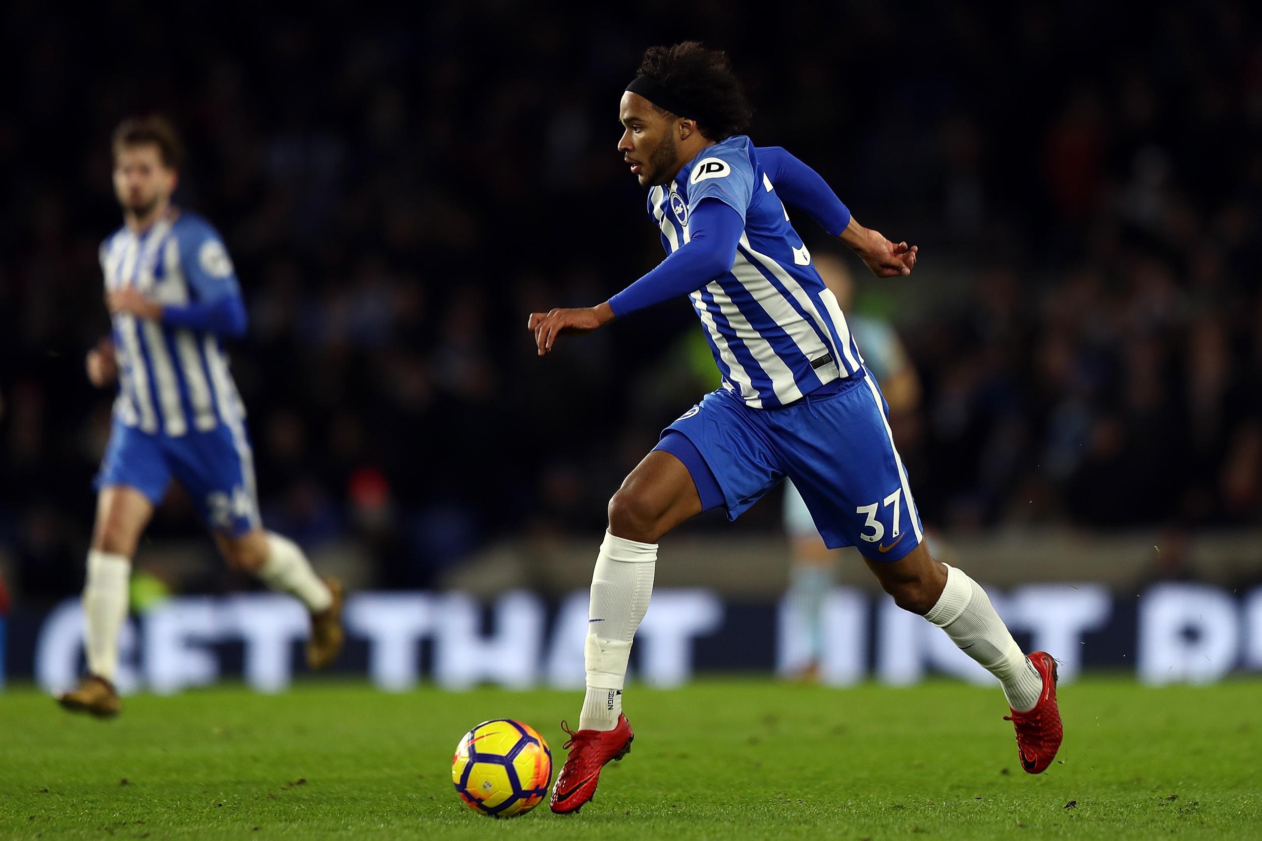 Izzy Brown was on loan at Brighton from Chelsea