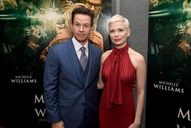 Mark Walhberg and Michelle Williams at the premiere of ‘All The Money In The World’