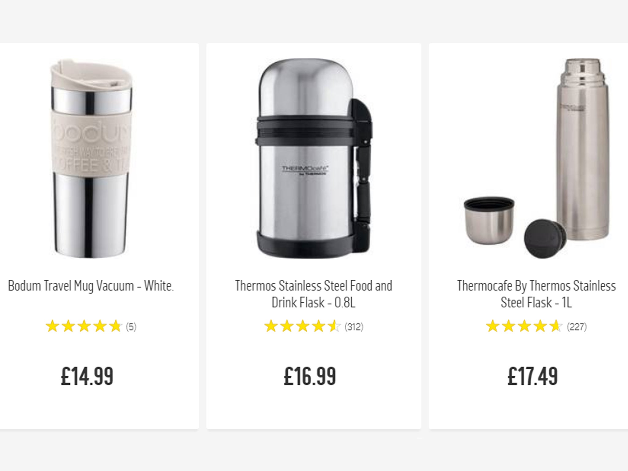 thermos in argos