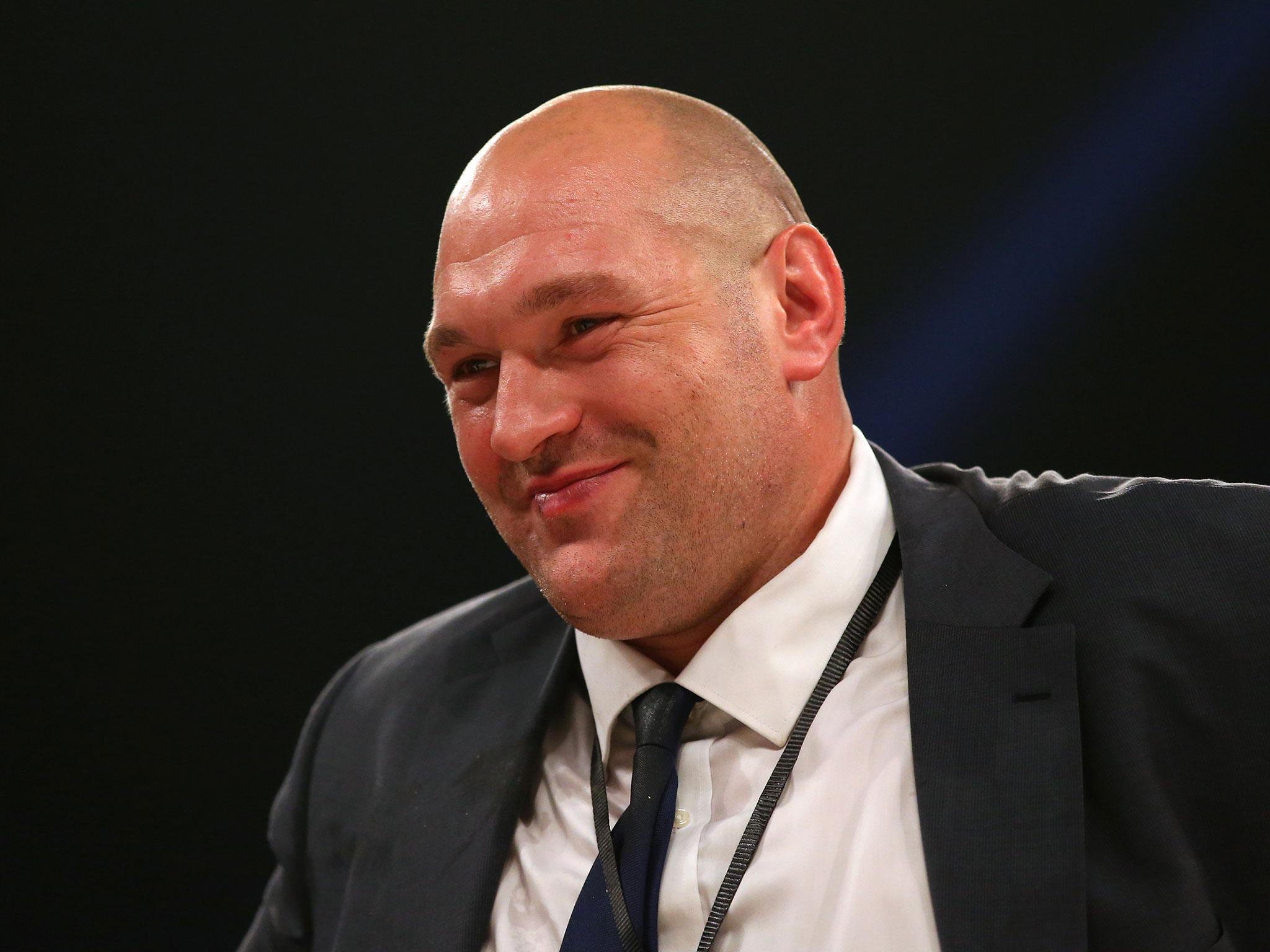 Tyson Fury's licence was suspended by the BBBC in October 2016 owing to 'anti-doping and medical issues'