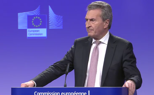 Günther Oettinger‏, EU budget commissioner