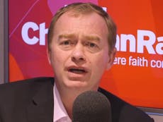 Tim Farron 'regrets' saying he believed gay sex was not a sin