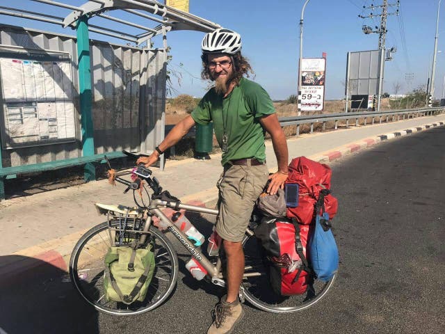 Ollie McAfee went missing while biking in the Israel desert