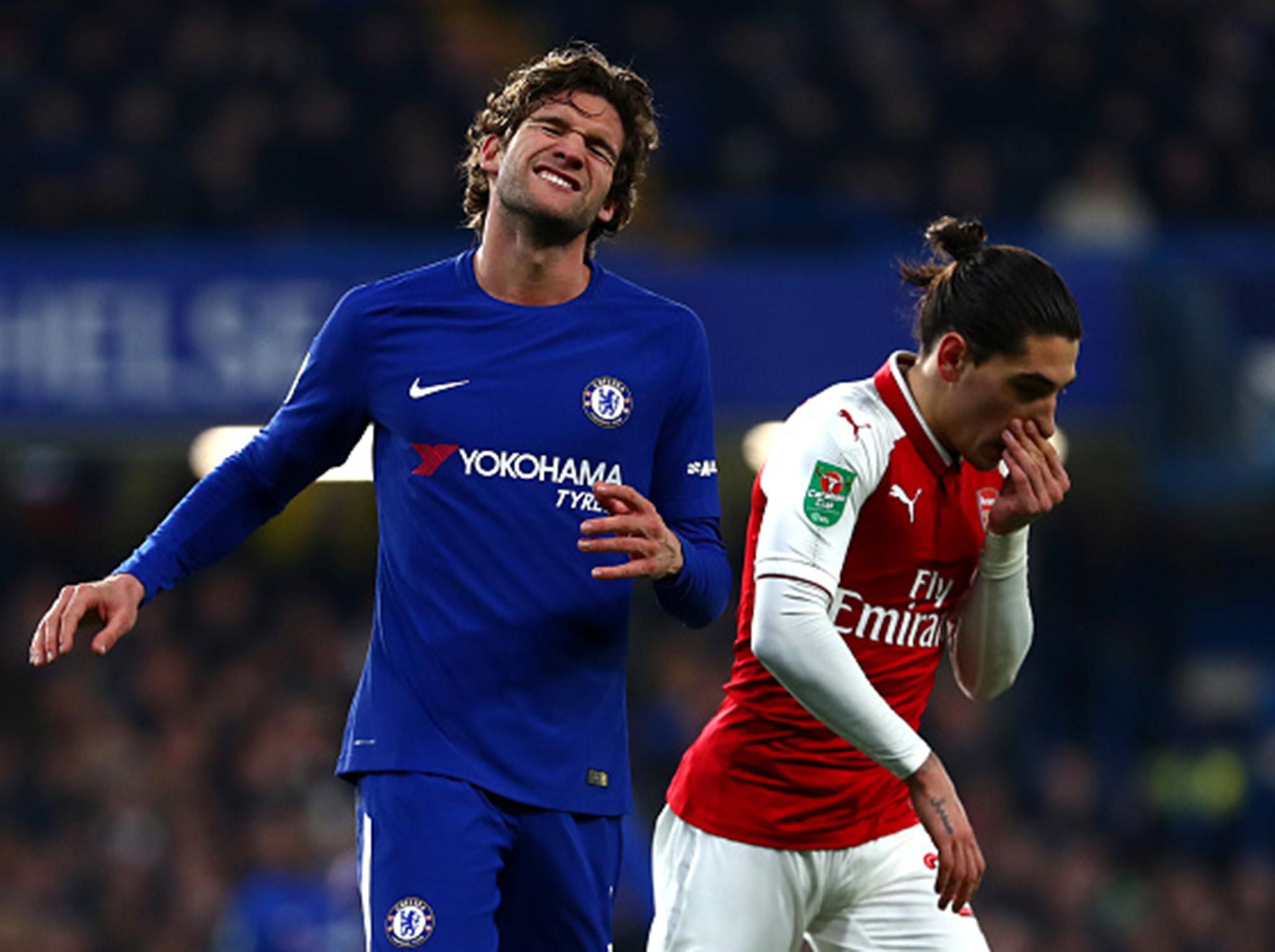 Marcos Alonso was one of those Chelsea players guilty of missing a chance