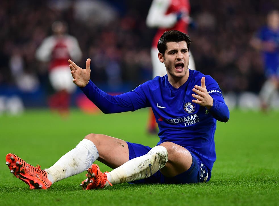 Morata is struggling at Chelsea at the moment