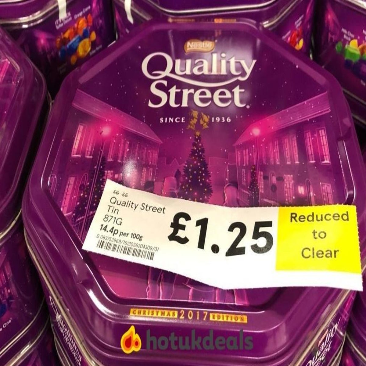 Shoppers are rushing to buy Quality Street tubs for just £3.99