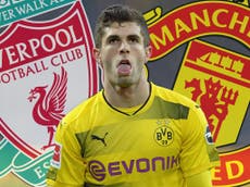 United rival Liverpool for Pulisic as Mourinho eyes two more players