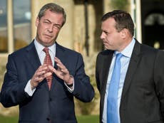 Farage talks about 'cross-party' Brexit push as Ukip chief faces axe 