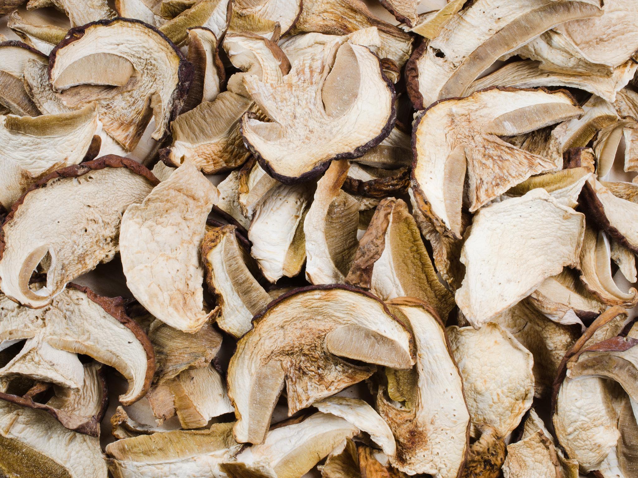 Porcini mushrooms contain fibre, vitamins B and C, calcium, potassium and other nutrients and antioxidants